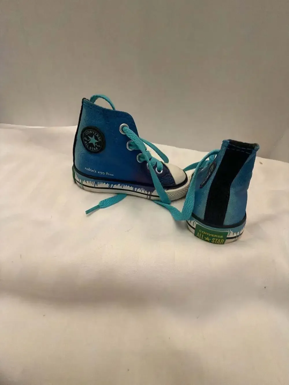 Converse All Star High Top Toddler Shoes Blue Robin's Egg Blue Size 4